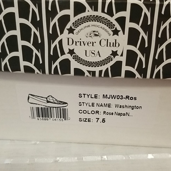 Rose/Nude Driver Club USA, Driving Moccasins. - Picture 5 of 7